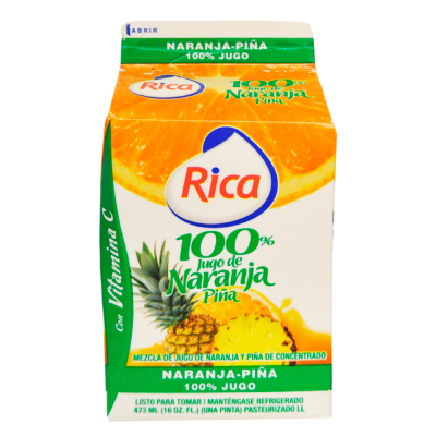 Jugo Rica Con Azucar 