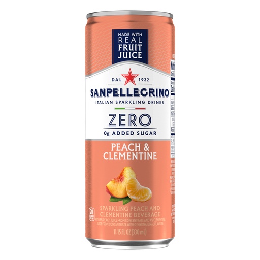Sanpellegrino Zero Peach & Clementine 