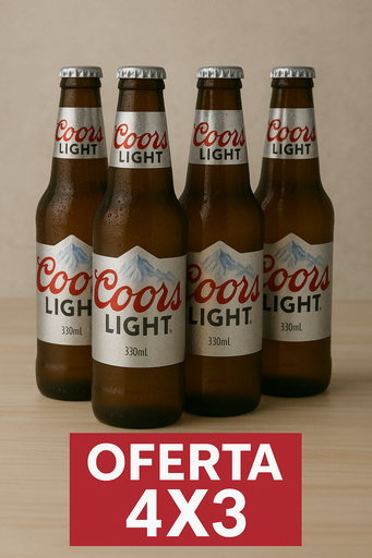 4x3 Coors Light 12Oz   